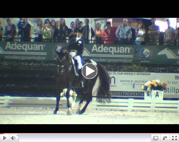  Watch the CDI 5* Freestyle winning ride from Tina Konyot and Calecto V!