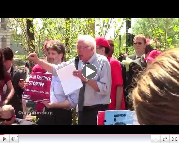 Populism2015 Rally Against Trans-Pacific Partnership