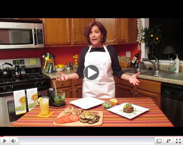 Life in Nancy's Kitchen Dishin' Happiness Eggplant Stack Episode 18