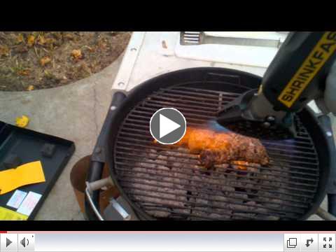 Grilling Beef Tenderloin with Shrinkfast 998 Heat Tool