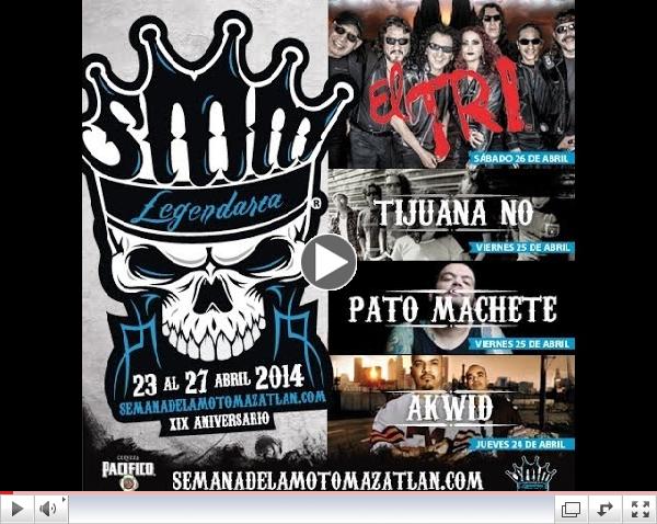 XIX Semana Internacional de la Moto Mazatlán 2014 Programación Total