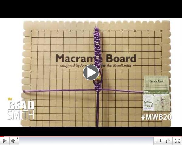 Now in Stock the new Macrame Board from Beadsmith $12.00