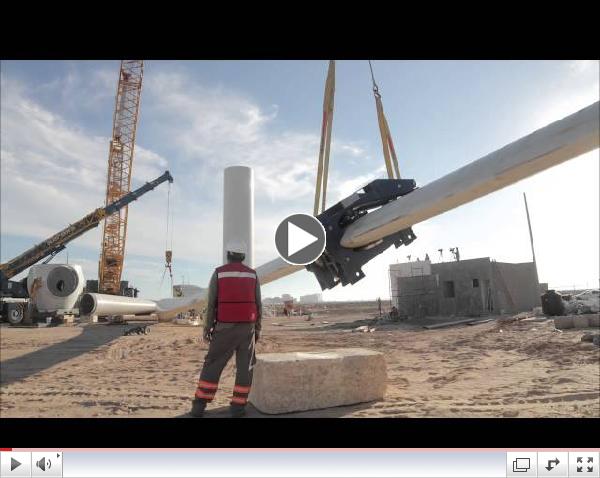 Time Lapse Video of AssemblyRocky Point Wind Generator
