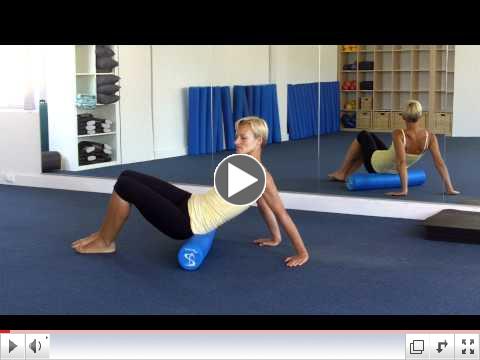 Pilates Foam Roller - Buttocks & Hip Massage