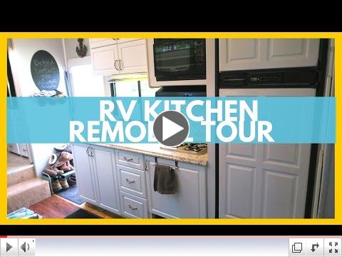 RV kitchen remodel tour