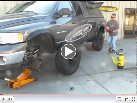 PowerTank - Tire Rotation on a Dodge Ram!