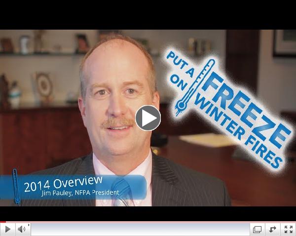 NFPA President Jim Pauley talks about the Put a Freeze on Winter Fires campaign