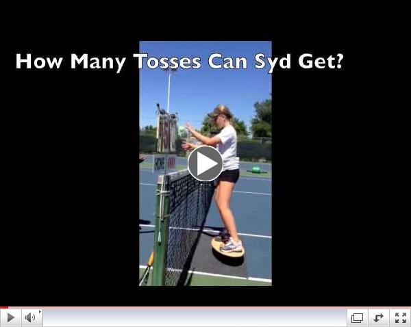 Tennis Training on Si Boards- Quick Hands and Feet