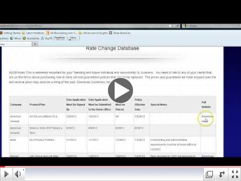 2 minute video on how to : use the Product Deadline Tab