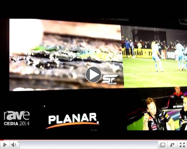 CEDIA 2014: Planar Systems Shows Off UltraRes 4K Series