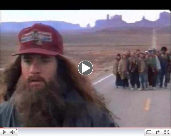 Forest Gump long run scene