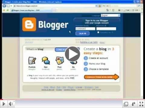 Step by Step Lesson on how to Create a Blog on Blogger com
