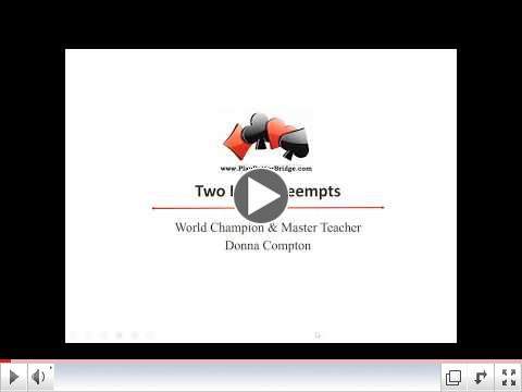 5 Minute Video Clip from Two Level Preempts Lesson Video