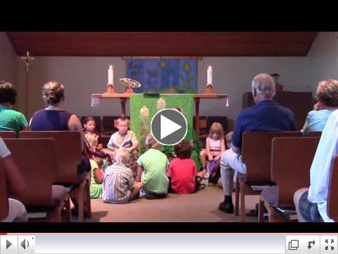 Children's Sermon: Blessing of Backpacks
