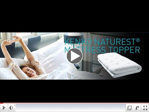 4 minute video showing the new mattress topper