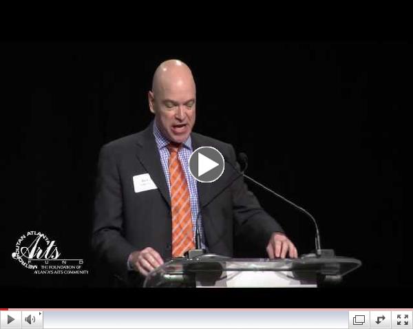 Ben Cameron keynote, Metropolitan Atlanta Arts Fund Luncheon: December 6, 2012