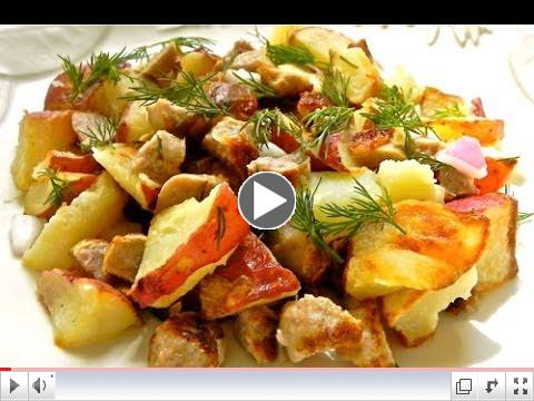 Roasted Red Potato Salad with Chicken Sausage