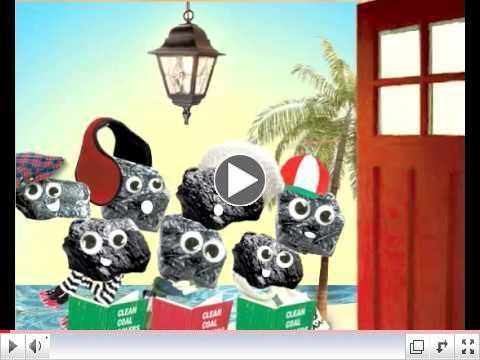 Clean coal carolers