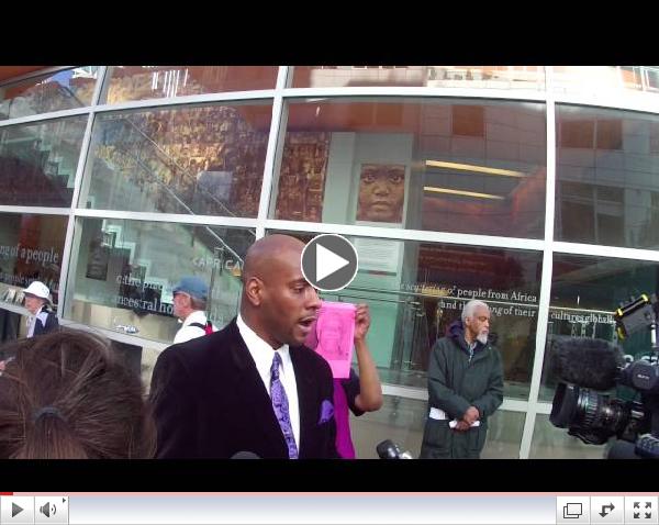 Part V of Occupy Wells Fargo at MOAD on Martin Luther King Jr Day, January 21, 2013