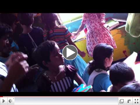 Excited with New Library donated by Bookwallah Organization!