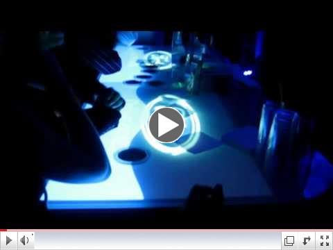 Interactive Bar at MTV's West Coast Customs VIP Party - Courtesy of spinTouch