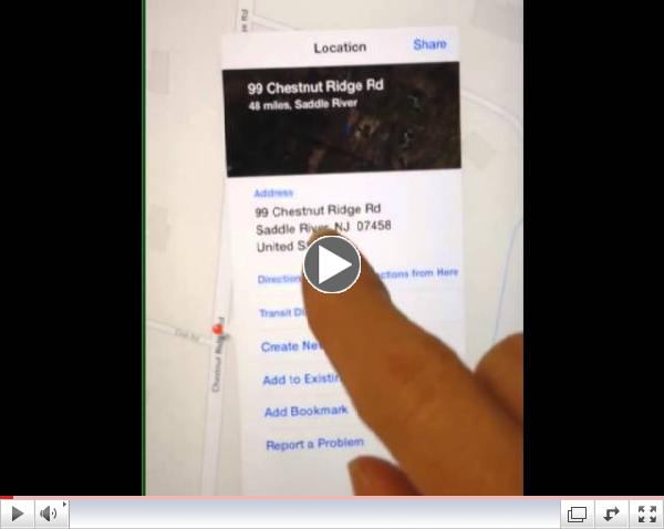 Voice Driving Directions from TAC Service App  on an iPad