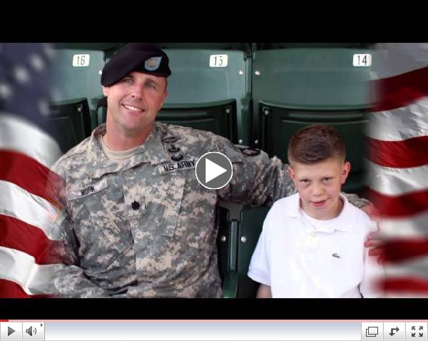 Pat Work received a standing ovation at the conclusion of his moving testimony about serving our country and raising his son with special needs.