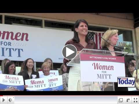 Gov. Nikki Haley Stumps For Romney In Sterling