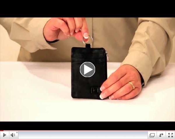 Identity Stronghold Secure Mini Wallet with Key Ring Overview RFID Blocking