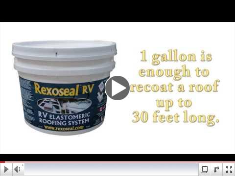 Rexoseal RV roof coating