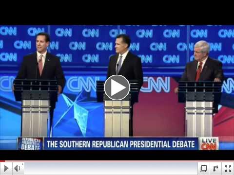 Rick Santorum - CNN Southern Republican GOP Presidential Debate - Charleston, SC - January 19, 2012