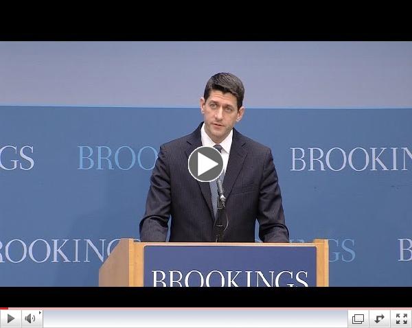 Social Mobility Summit: Keynote Remarks by Representative Paul Ryan