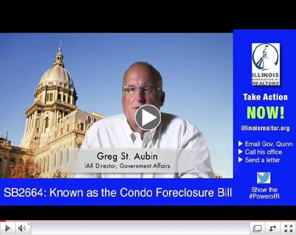 Take action now on Condo Foreclosure Bill