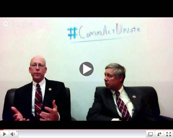 Hangout with Chairman Upton and Rep. Walden