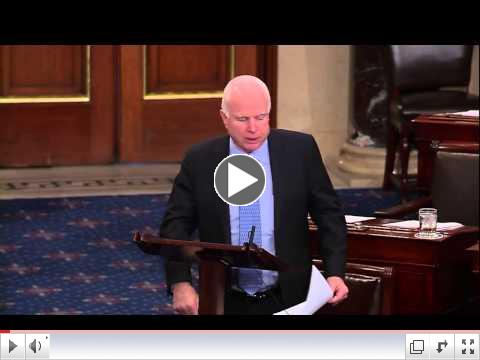 FLOOR STATEMENT BY SEN. McCAIN ON AMENDMENT TO REPEAL JONES ACT 1-22-15