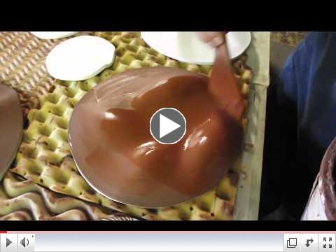 Making ceramic wall art discs by Natalie Blake Studios: Video