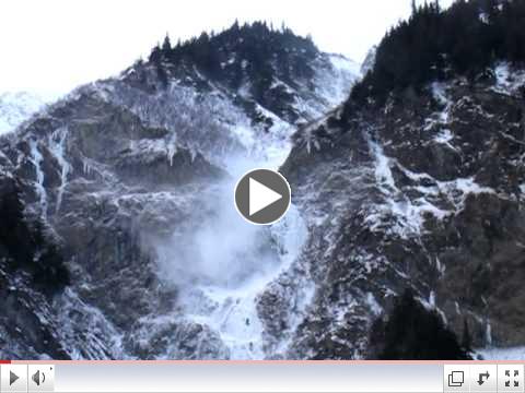 Mount Juneau Avalanche Video