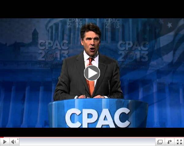 CPAC 2013 - Governor Rick Perry (R-TX)