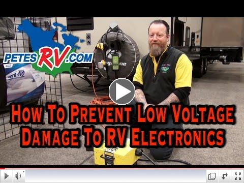 Pete's RV: How to Prevent Low Voltage Damage to RV Electronics 