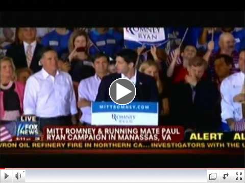 Romney-Ryan Ready to Roll, Manassas, VA, Aug 11, 2012