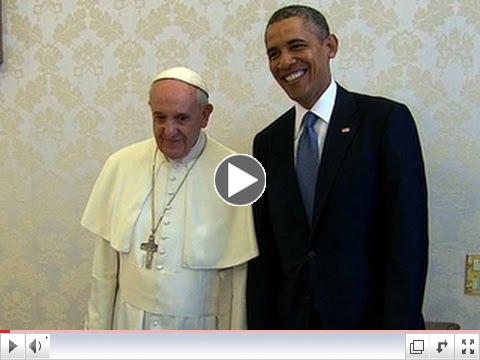Pope and President Obama meet for first time at Vatican