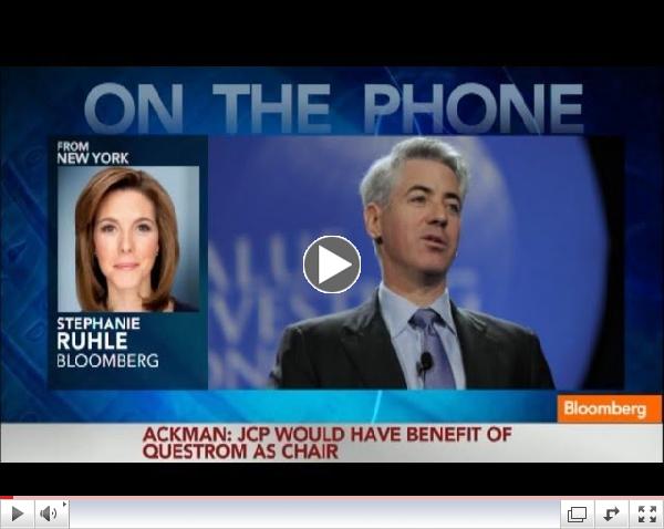 Ackman Sends Open Letter to J.C. Penney Board