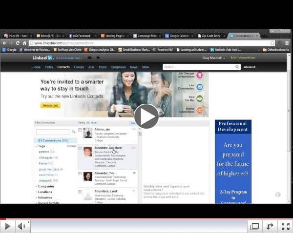Trimming Contacts from LinkedIn