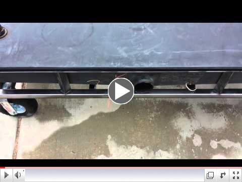 Portable RV waste water tank