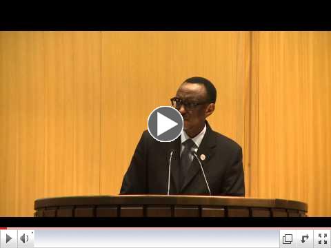 President Kagame at the African Union-Economic Commission for Africa Conference of Ministers