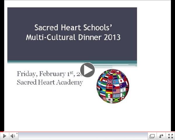 Sacred Heart Schools' Multi-Cultural Dinner 2013