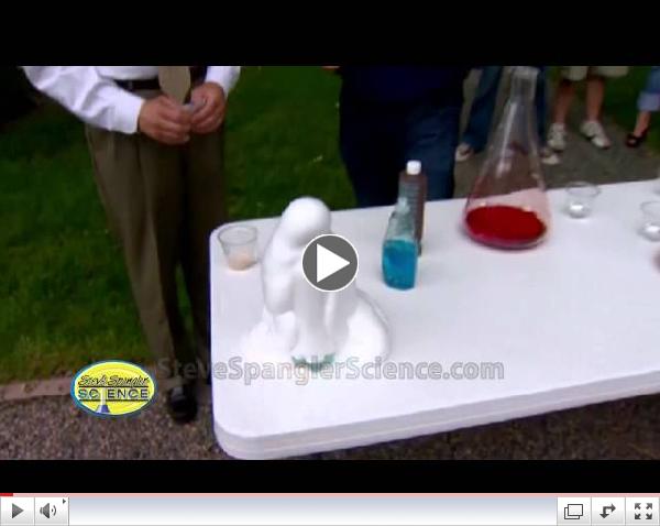 Patriotic Monster Foam - Cool Science Experiment