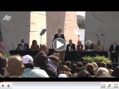 Thousands Gather for MLK Memorial Dedication