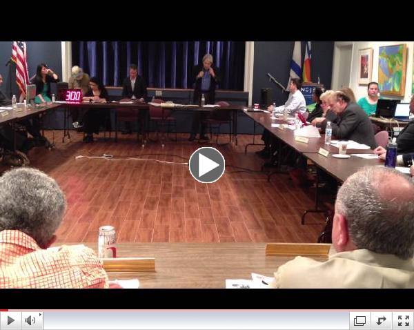 Ken Draper speaks at the Mid City West Community Council