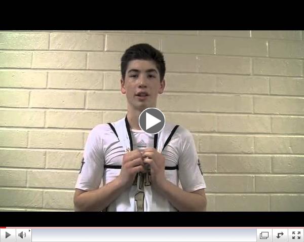 Trevor Treinen after the Servite vs Mater Dei Basketball Game!